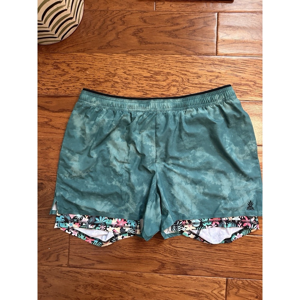 Chubbies Ultimate Training Short 2.0 Mens Size XL Green The Primal Instincts 4"